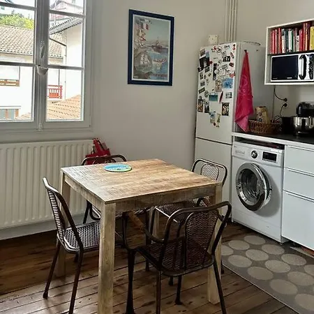 Grande Plage Et Centre, T4 Dans Maison Basque Apartmán *